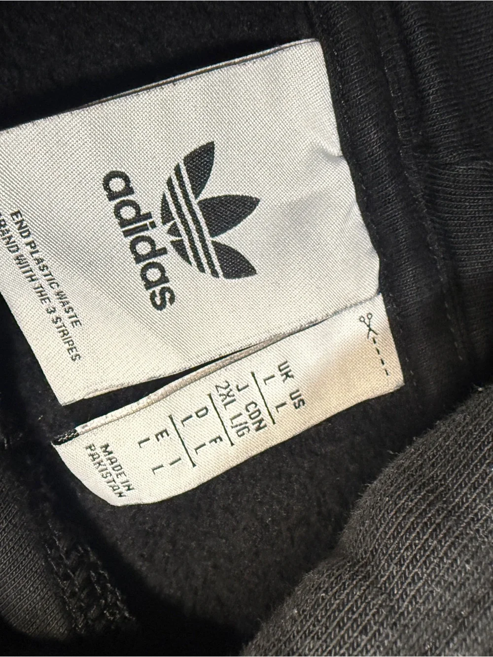 adidas Black Trefoil Pullover Hoodie